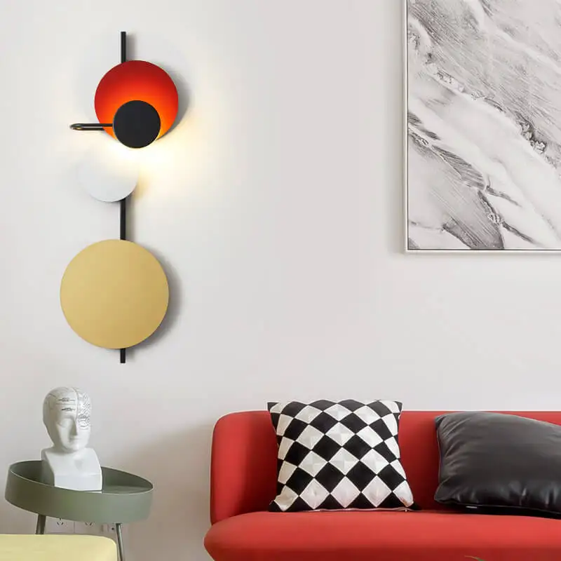 2019 Северно-Европейская модель комнаты Вилла Коридор Настольная лампа Гостиничная стена Студия настенные светильники Заголовок искусства на.