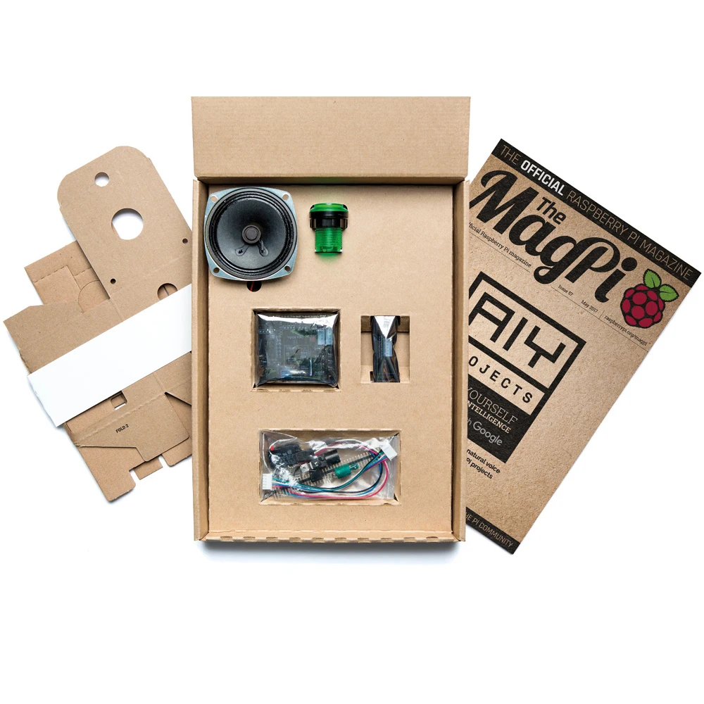 Голосовой набор Google AIY для Raspberry Pi 3 Model B+/Raspberry Pi 3B