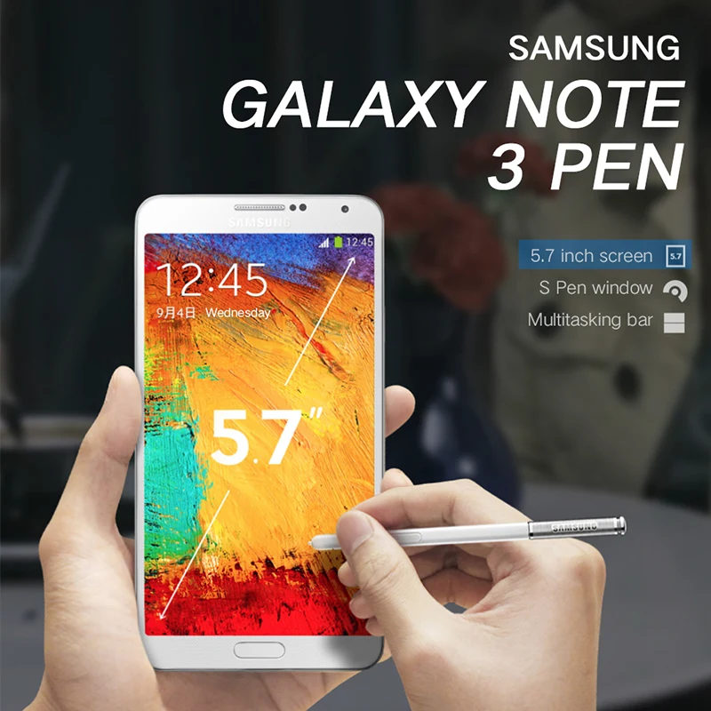 100% оригинальная ручка Samsung Note3 Active Stylus S Pen Galaxy Note 3 N900 N9006 N9005 N9000 для сенсорного
