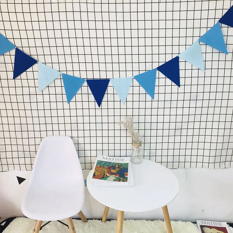 Горячая Распродажа 1 упаковка свадебные флажки разных цветов 2 5 м перьевая ручка