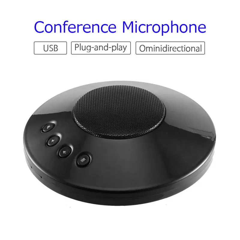 AABB 360 ° стерео всенаправленный микрофон видео конференц динамик Usb Plug And Play для