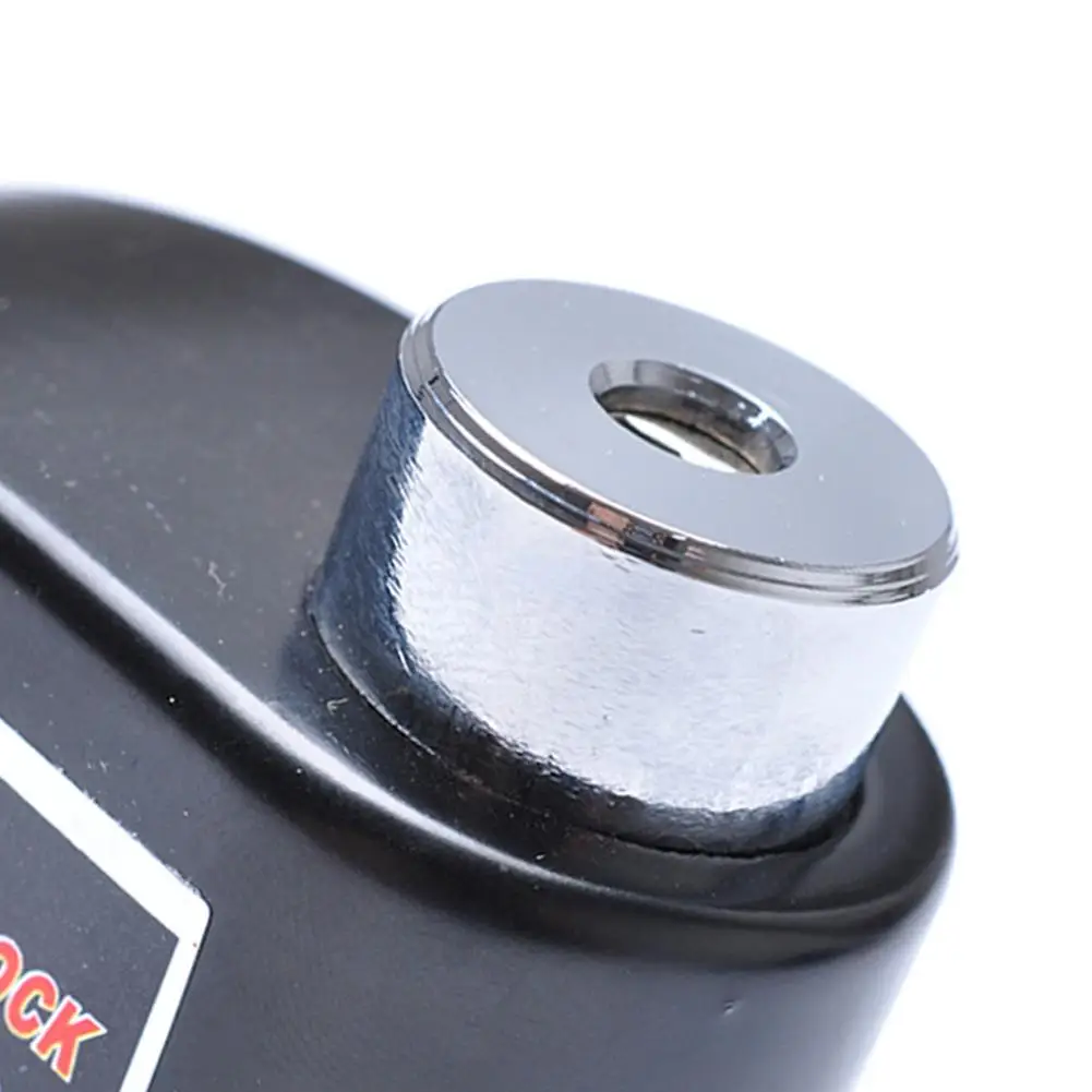 Черный Противоугонный замок для мотоцикла скутера велосипеда из алюминиевого