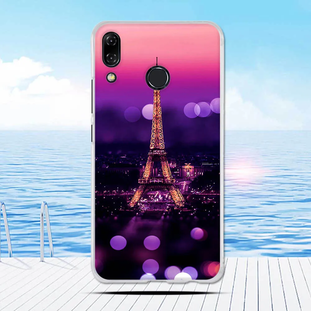 Силиконовый чехол для Asus Zenfone 5 ZE620KL милый цветочный мультяшный мягкий из ТПУ с