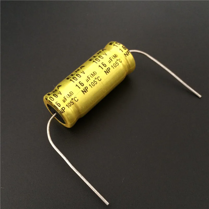50 шт. 16мкФ 100В ELNA NP 12 5x30 мм 100V16uF биполярный алюминиевый электролитический