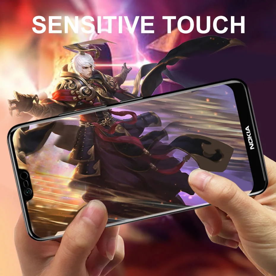 Комплект из 2 предметов Стекло для Nokia 7 Plus, 8, на возраст 1, 2, 3, 5X6 Nokia 5 6 5,1 3,1X6 пленка Экран закаленное Стекло для Nokia 6 2,1 3,1 5,1 протектор