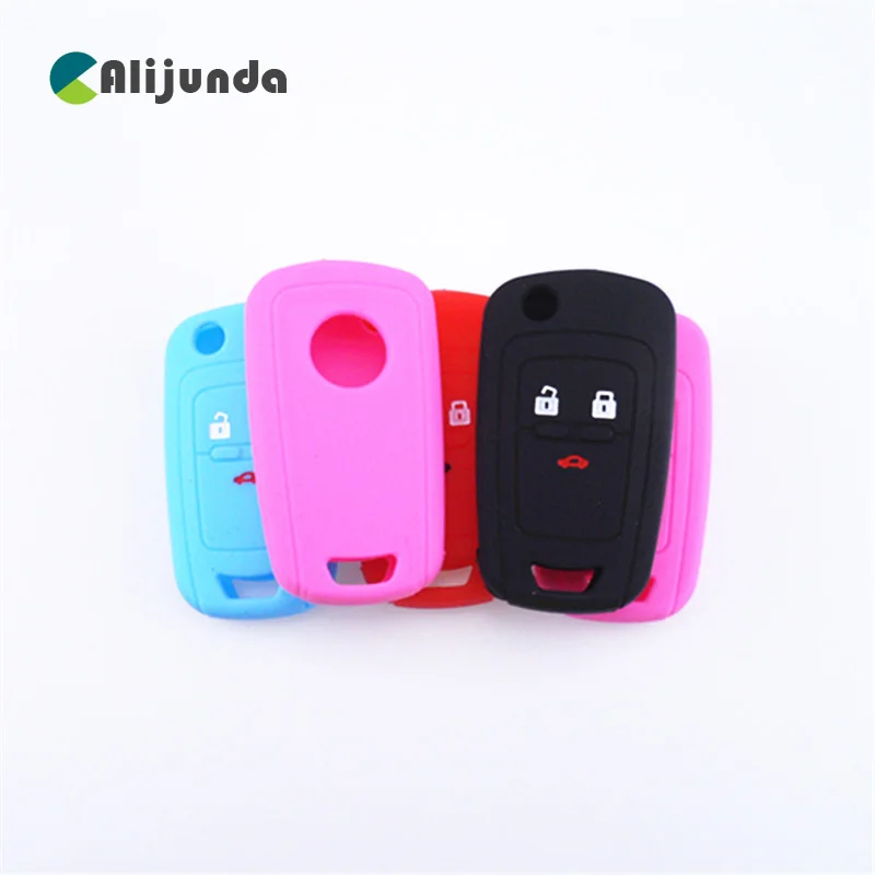 Силиконовый чехол для ключей автомобиля Chevrolet Cruze 2013 Spark Onix silverado volt Camaro Aveo Sonic