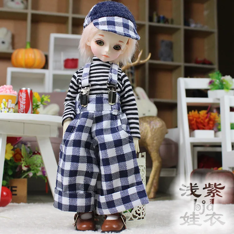 1/6 1/4 1/3 весы BJD футболка + жилет брюки шляпа для BJD/SD Одежда Аксессуары куклы не