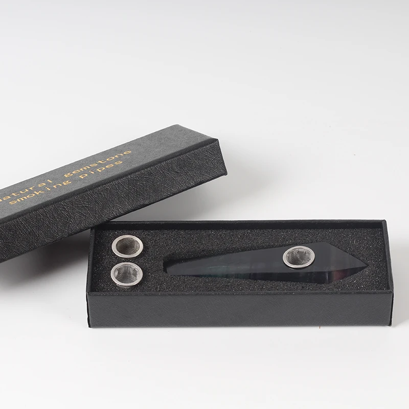 1 шт. Прямая поставка натуральная цветная флюоритовая Хрустальная трубка для