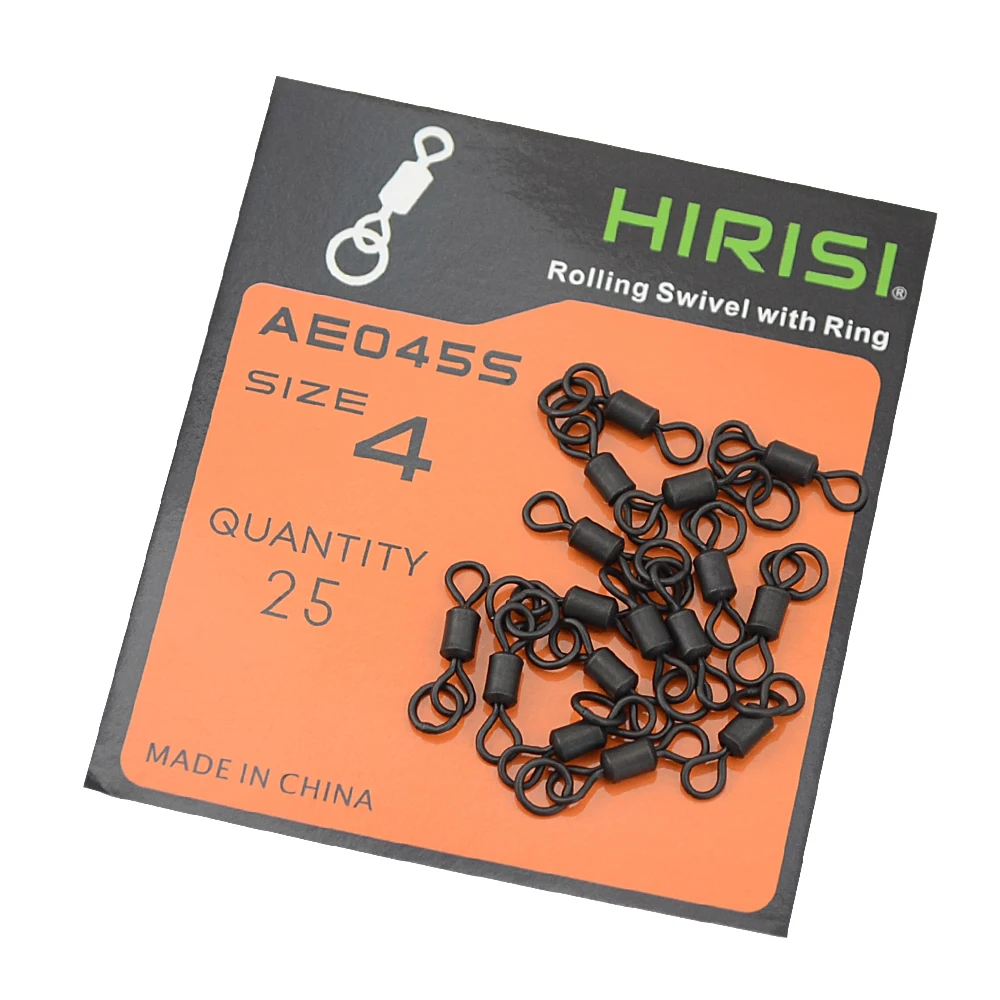 Carp Fishing Swivel for Chod Rig Link with Solid Ring Terminal Tackle Snap Swivels Accessories | Спорт и развлечения