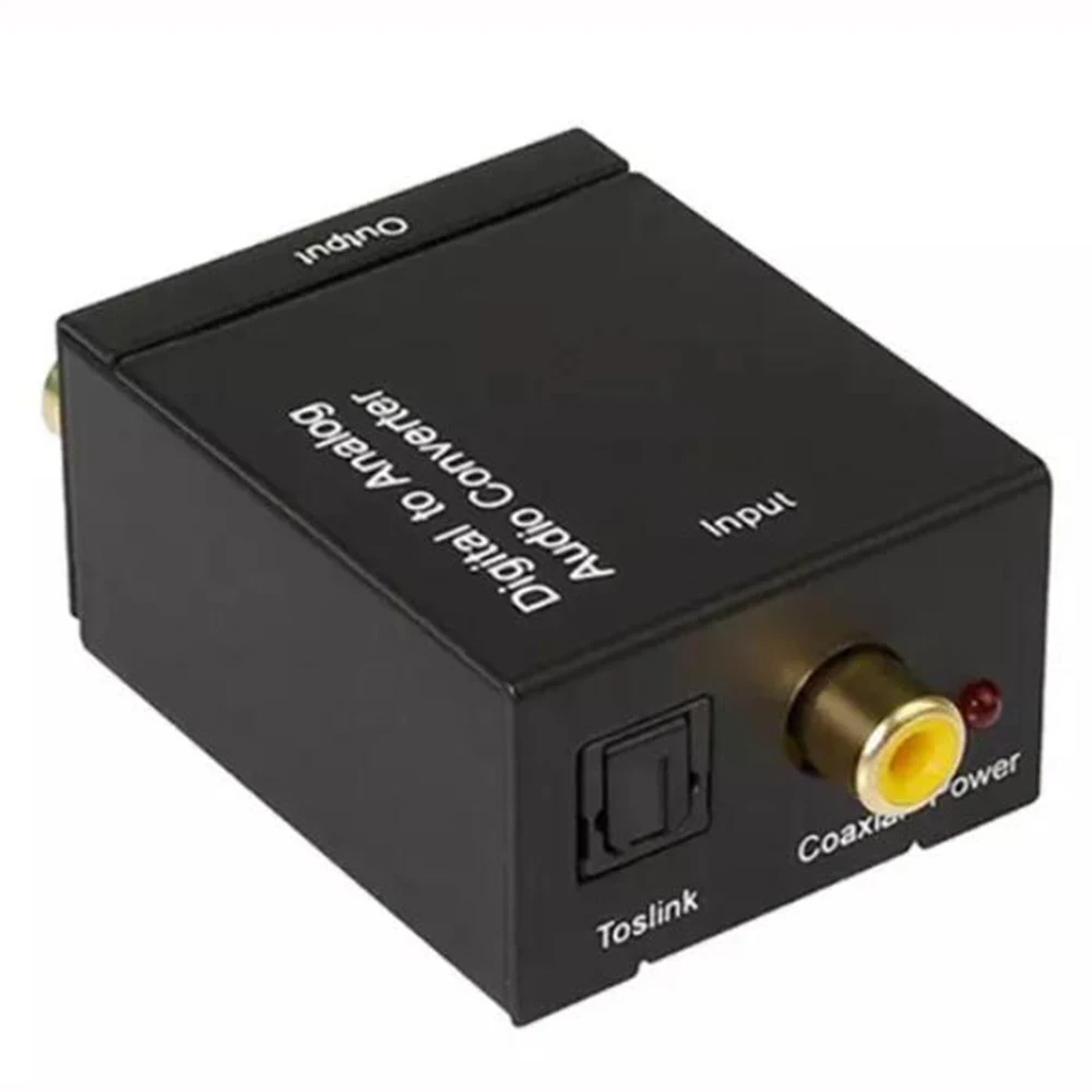 Цифро-аналоговый аудио усилитель конвертера декодер Toslink сигнала коаксиальный