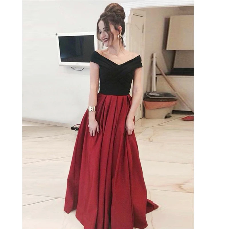 Custom-made Vintage Long Evening Gowns Cap Sleeve Satin A-line Floor Length Elegant Women Dress Formal Dresses | Свадьбы и торжества