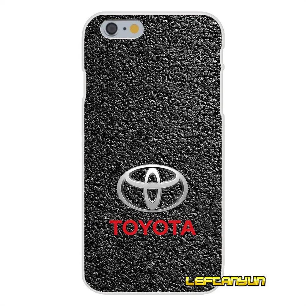 Для iPhone X 4 4S 5 5S 5C SE 6 S 7 8 плюс крутой автомобиль toyota логотип мягкий силиконовый
