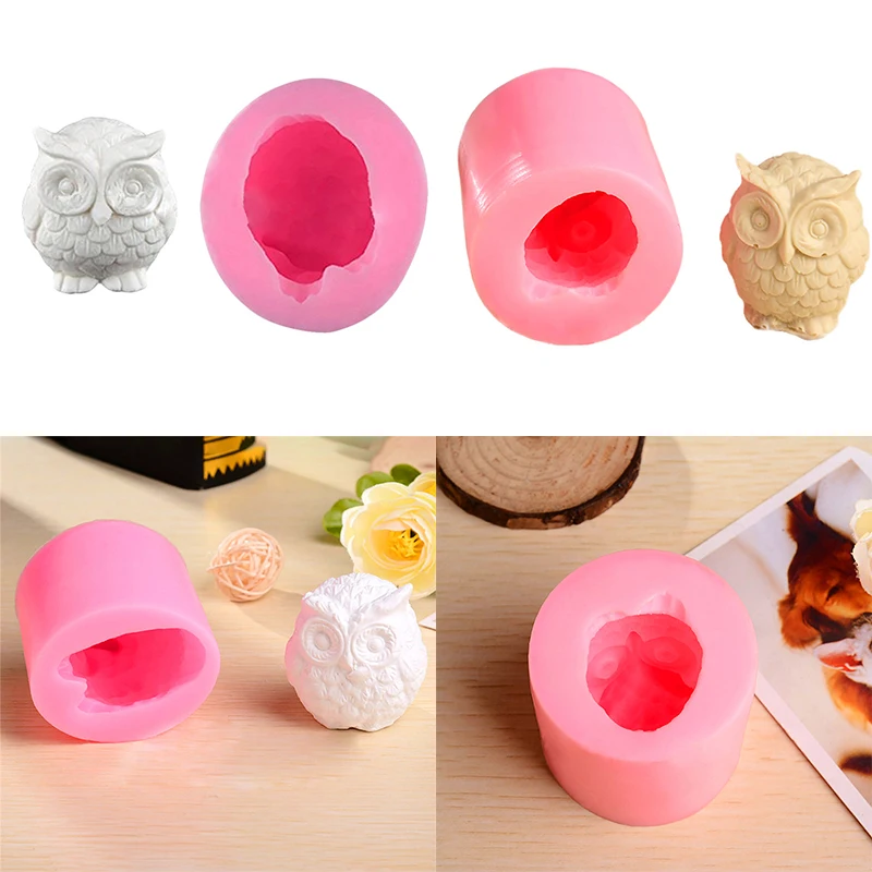 DIY резка для печенья маленькая Сова Форма руки 3D силиконовая форма торта
