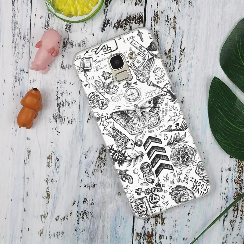 MLLSE One Direction в виде татуировки Harry Styles», чехол для Samsung Galaxy J2 J4 CORE J3 J5 J7 ЕС J8 J6 J4 плюс J7 Prime