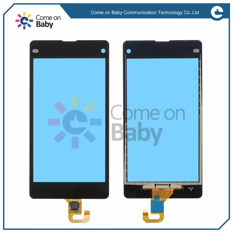 Черный сенсорный экран дигитайзер стеклянная панель объектива для Sony Xperia Z1 Compact
