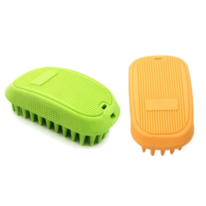 Профессиональная расческа для кошек и собак щетка мытья купания Массажная