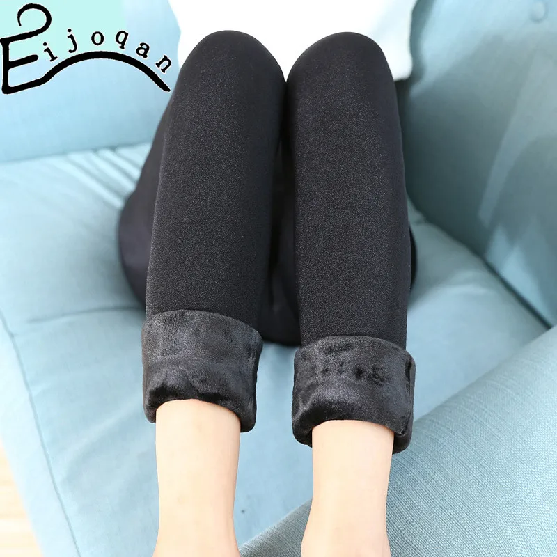 2017 новые и толстые женские зимние высокие чулки сохраняющие тепло плотные