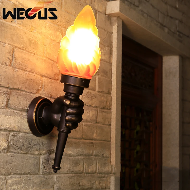 Настенный светильник Torchbearer в стиле ретро декоративное бра для сада виллы отеля