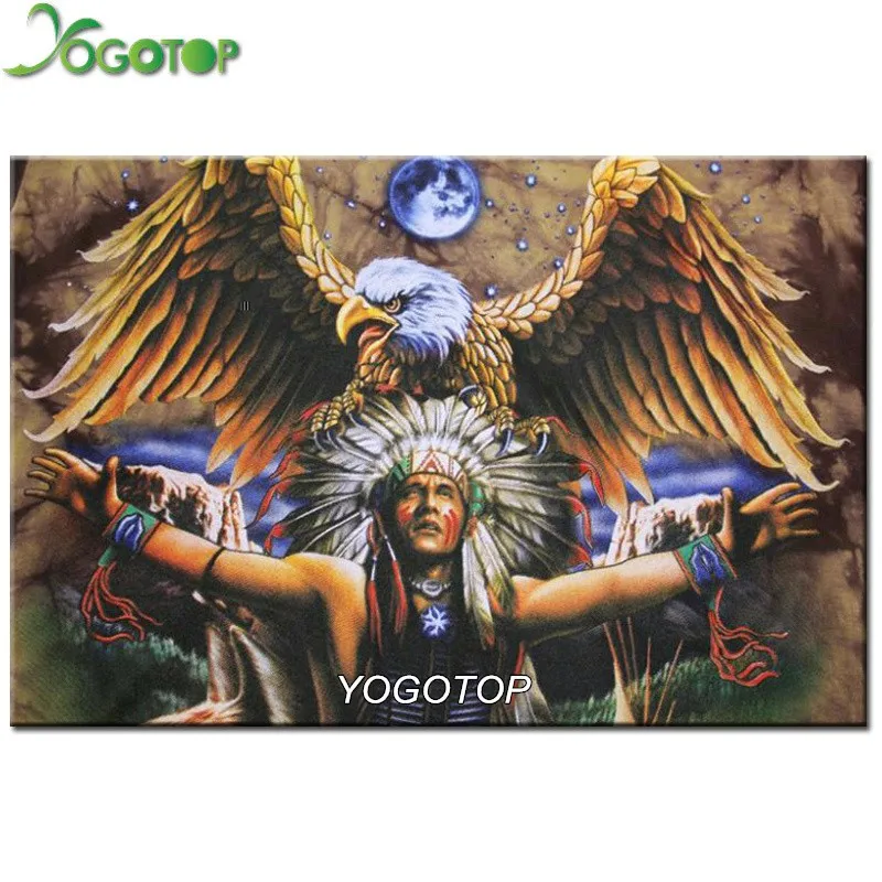 YOGOTOP Diy Алмазная вышивка крестиком Орел и люди мозаика Стразы рукоделие Алмазная вышивка ручной работы VS684