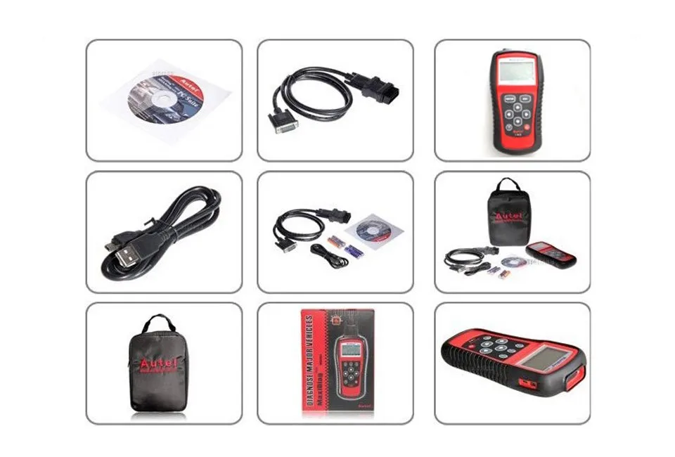 MaxiScan MS509 OBDII/EOBD сканер для США, европейских и азиатских транспортных средств autel MS 509 поддержка мульт-языков Быстрая