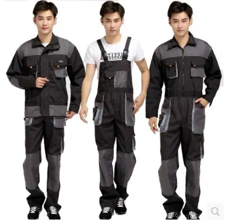 S 4XL! Лидер продаж 2017 новая мужская одежда цельнокроеный комбинезон для работы