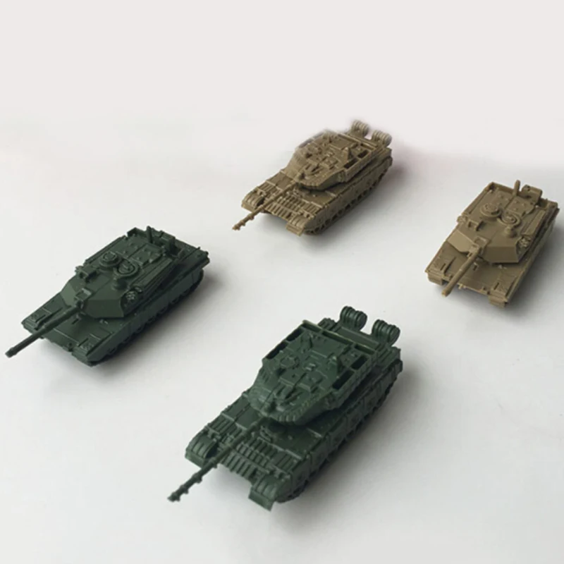 4 шт. набор имитация 4D современный Танк Игрушка Китай 99 США M1A2 1:144 модель тяжелого