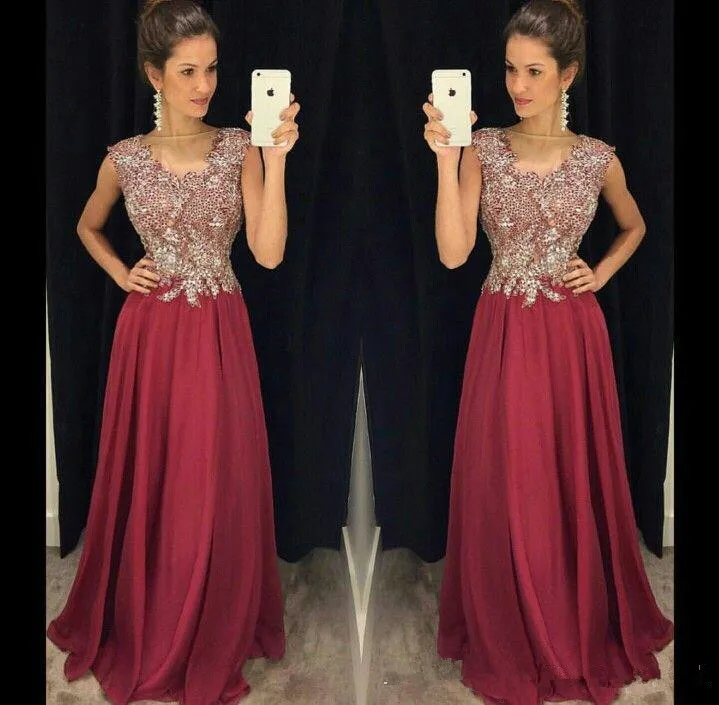 Шикарные платья для матери невесты 2019 vestido de madrinha шифоновое вечернее платье с
