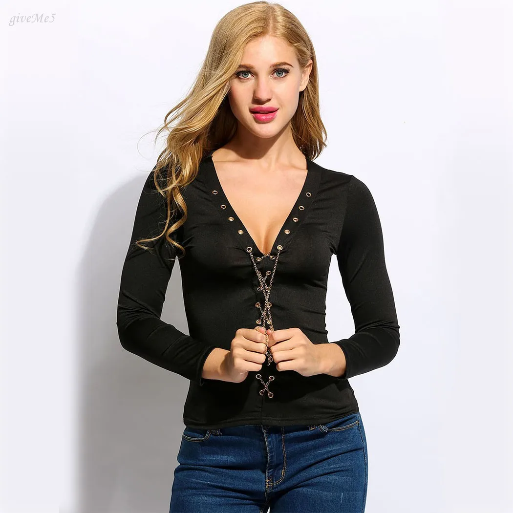 Футболка женская Демисезонный Для женщин футболка 2017 Сексуальная выдалбливают