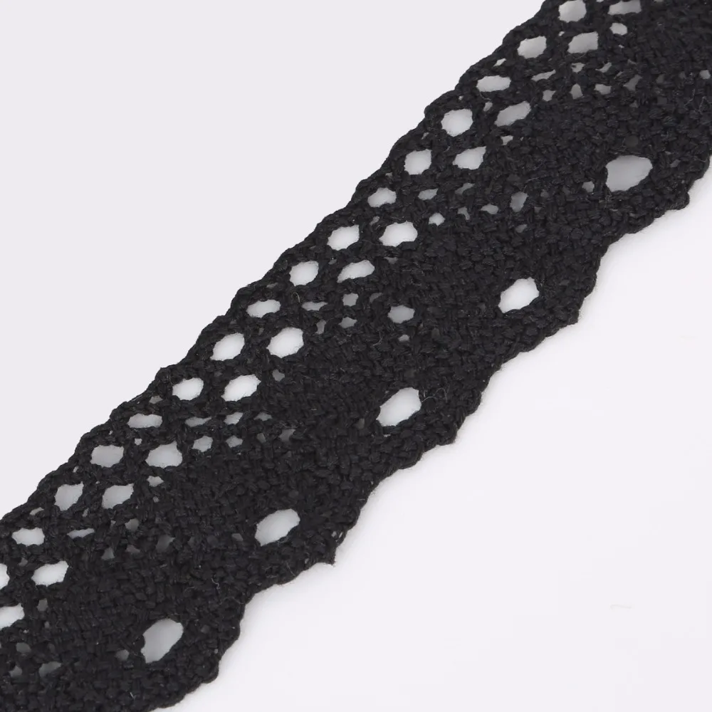 Новое поступление 5 ярдов многоразмерная черная ткань для шитья одежды