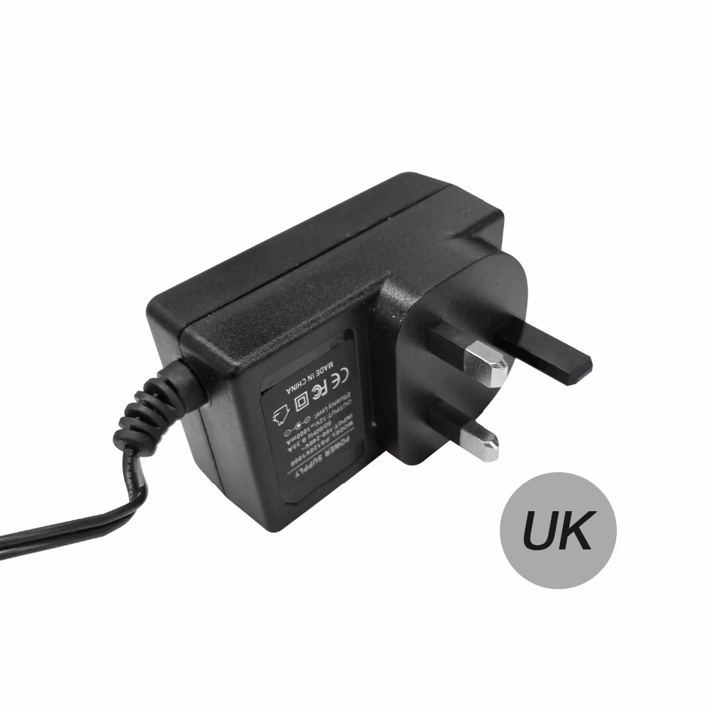 UL список регулируется Мощность адаптер переменного тока 100-240V DC/DC 12V 1A переключатель переключения Питание адаптер