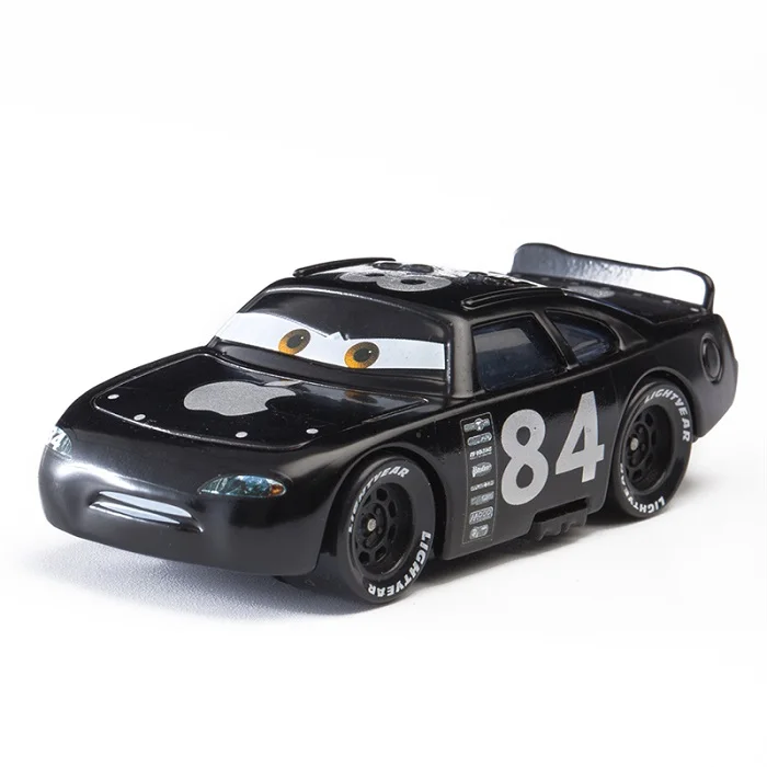 Black Apple Disney Pixar Cars 2 3 ролевые белые яблоки № 84 Молния Маккуин Джексон шторм матер 1:55 литой под давлением металлический сплав модель автомобиля игрушка в подарок - Цвет: Black Apple