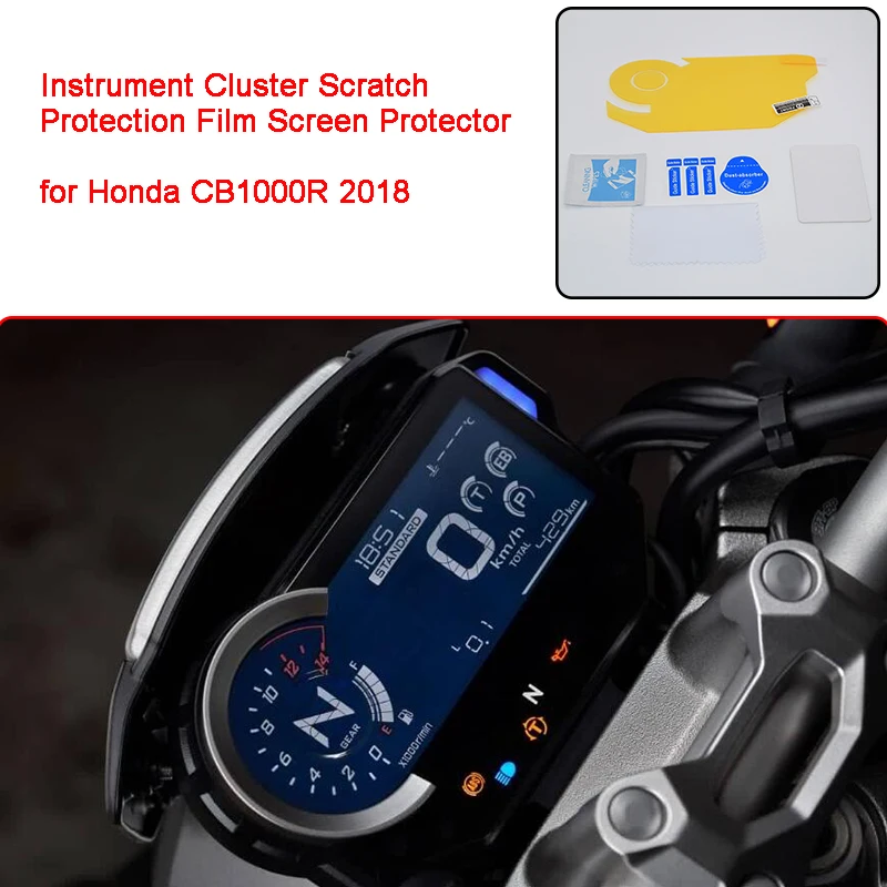 for Honda CB1000R 2018 Motorcycle Instrument Cluster Scratch Protection Film Screen Protector Blu-ray | Автомобили и мотоциклы