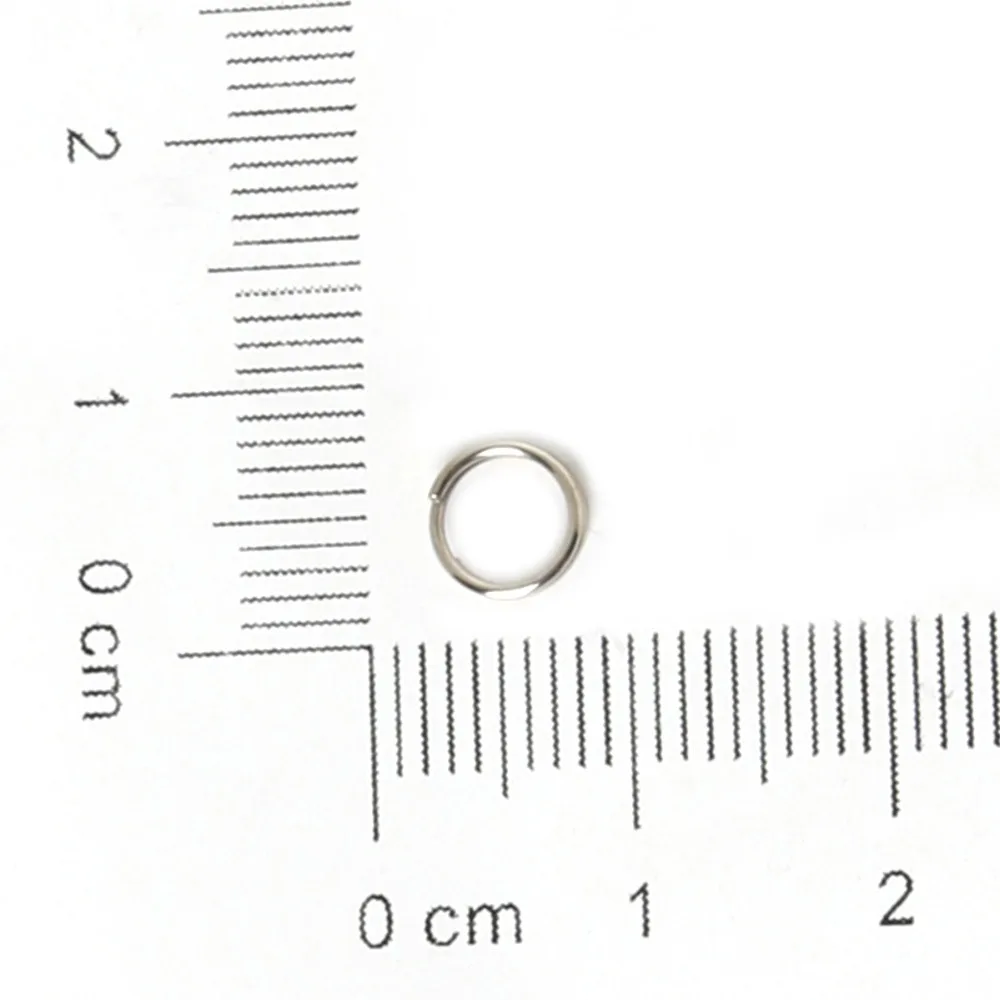 Железные двойные петли открытые соединительные кольца 6 мм (800 шт.) 8 (400 10 (300