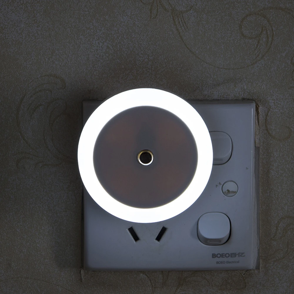 Свет Сенсор Управление ночник ЕС/США Plug Смарт освещения новинка Спальня лампа