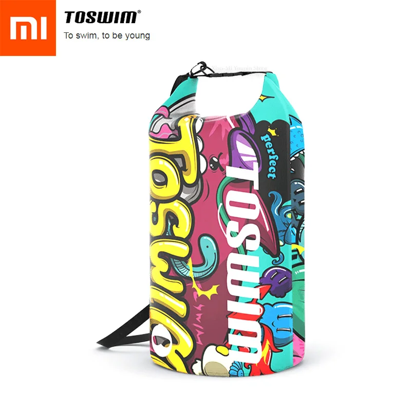 Xiaomi Mijia TOSWIM, многофункциональная водонепроницаемая сумка-ведро, 15л, большой объем, модный рюкзак на плечо, рюкзак, сумка-мешок