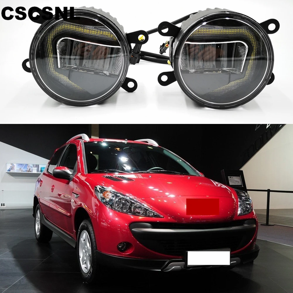 3 в 1 функции авто светодиодный для Peugeot 207 2009 2012 2013 DRL Дневной светильник