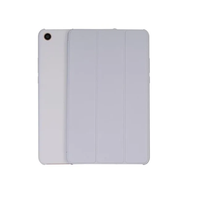 Light Moon Grey Горячее предложение тонкий магнитный Xiao mi Pad 4 8,0 mi pad 4 Чехол Capa de Couro PU+ PC Смарт Флип Авто Пробуждение-сна Стенд Чехол+ пленка - Цвет: Light Moon Grey