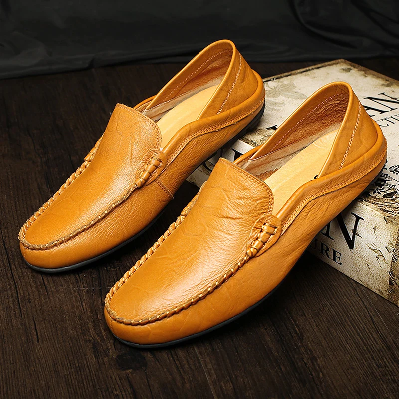 2017 новый Натуральная кожа мужчины мокасины Лучшие качества моды комфортно