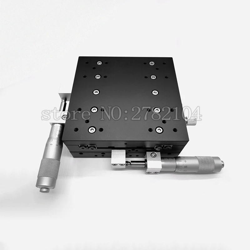 Оси XY 125*125 мм обрезная станция платформа с ручным смещением линейная Съемная