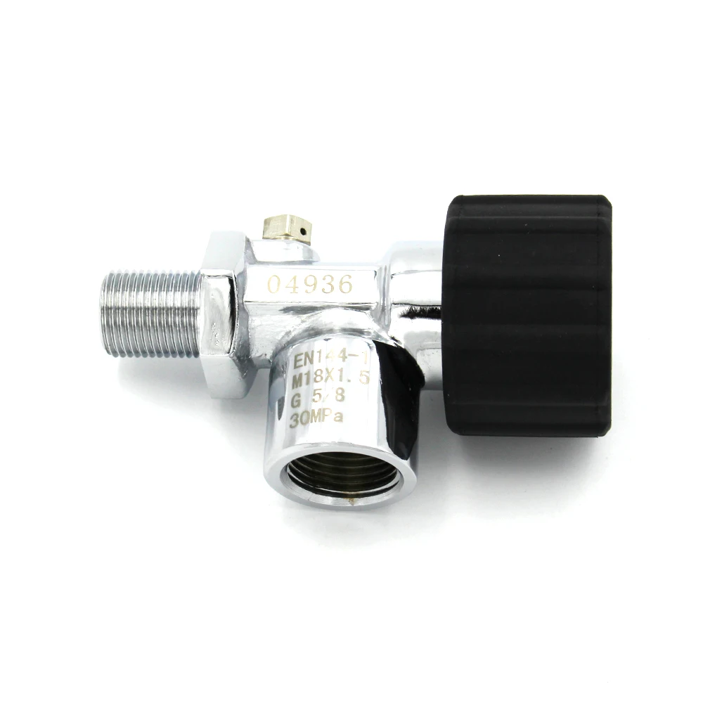 PCP Пейнтбол Din Клапан бак вкл/выкл клапаны M18 мужской G5/8 Женский 30Mpa/4500psi для * 1 5