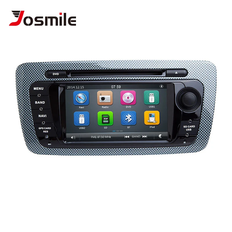 2 Din Car DVD Player Multimedia For Seat Ibiza 6J Cupra MK4 SportCoupe Ecomotive Radio 2009 2010 2011 2012 2013 GPS Navigation