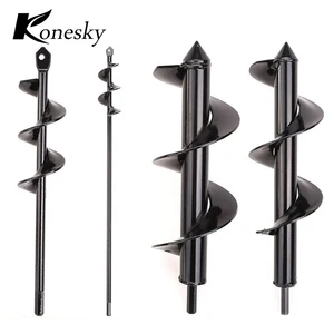 Konesky ручная дрель электрическая заряжаемая электрическая дрель заземление сверло ирригация посадки шнек сверло ороситель отверстия инструмент для сада