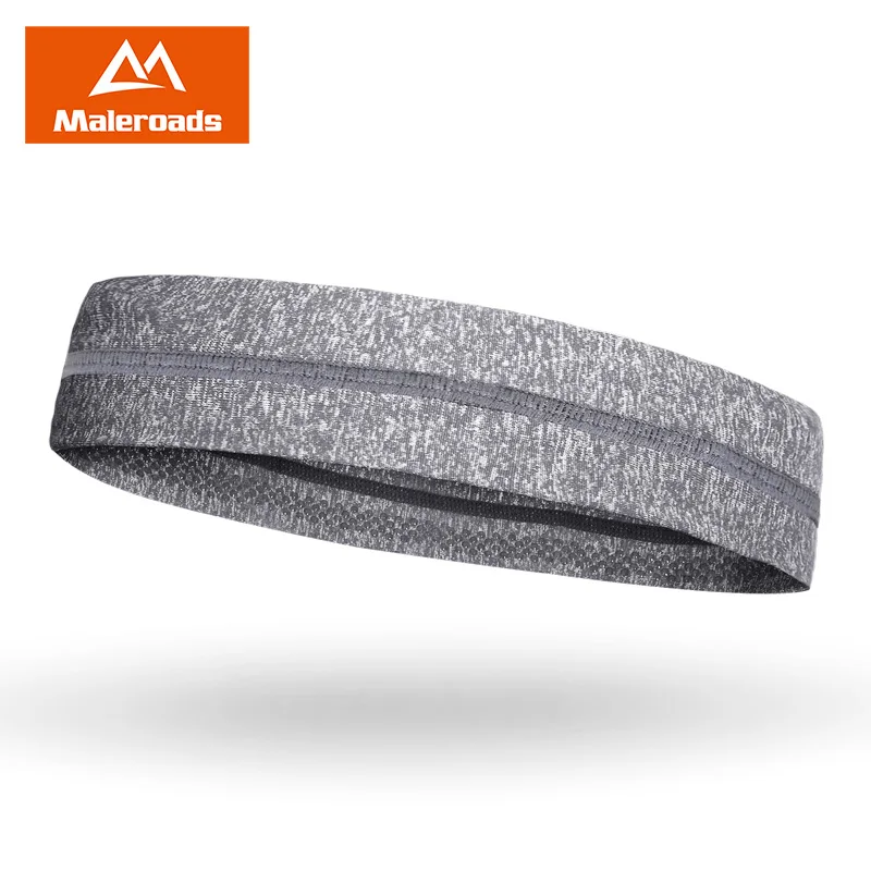 Повязка на голову Maleroads для мужчин и женщин Нескользящая силиконовая спортивная