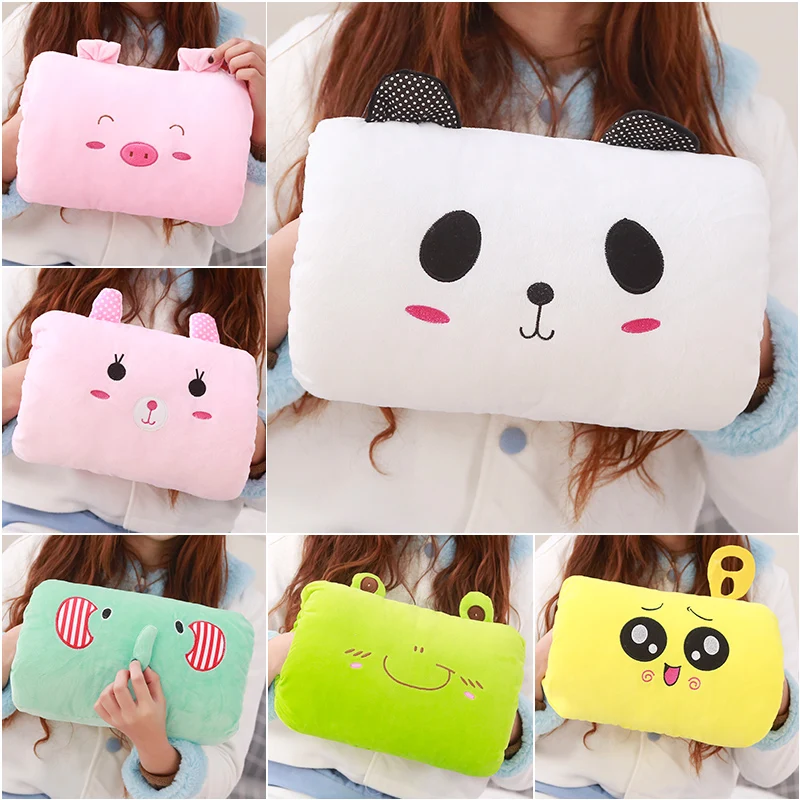 Hot Winter Cute Cartoon Plush Toys Hand Warmer Animals Soft Hold Warm Cotton Toy Cushion Pillow Birthday Gift | Игрушки и хобби