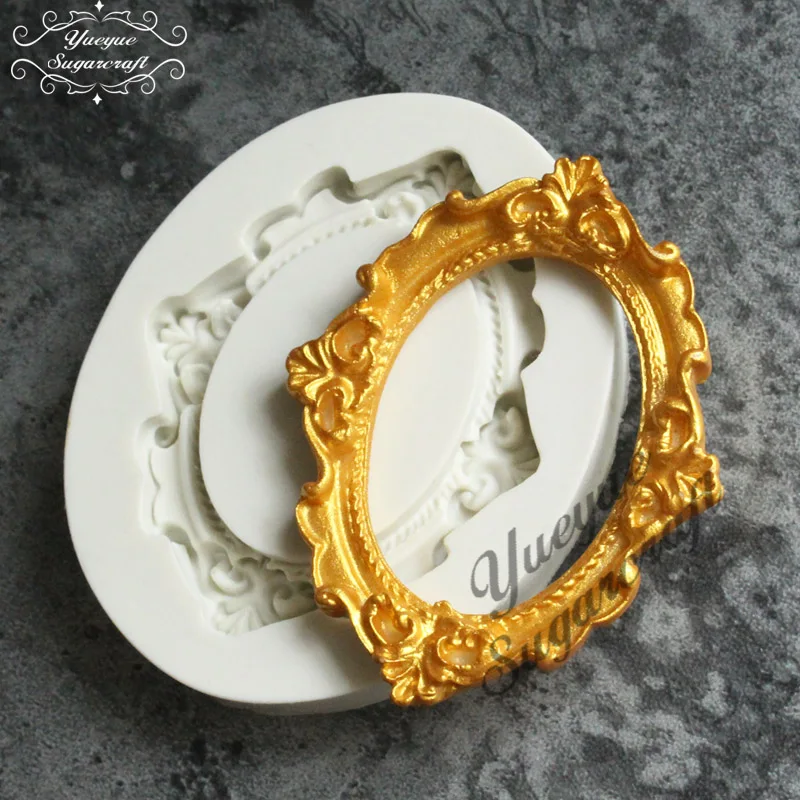 Yueyue Sugarcraft новейшая рамка силиконовая форма для помадки кружева украшения торта