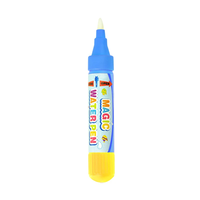 1 pcs Blue Pen Водяные карты для рисования водяные карты с 1 шт Водяная ручка ребенок написание картина игрушка-раскраска слово номер карты Волшебная карта - Цвет: 1 pcs Blue Pen