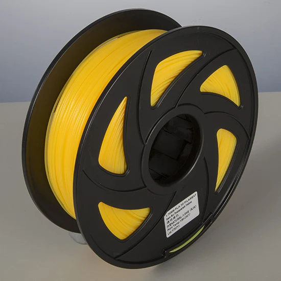 3d принтер 1 кг 1,75 мм PLA нить 3D печать чистые материалы красочные для FDM 3d принтер радужные пластиковые аксессуары красный серый - Цвет: transparent yellow