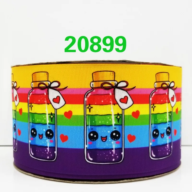 Бесплатная доставка 50 ярдов мультфильм Единорог печатных grosgrain ленты 20903 | Дом и