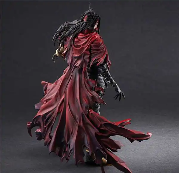 Play Arts Kai Vincent Valentine Final Fantasy Figure VII FF7Cloud PA 27 см ПВХ фигурки куклы игрушки Детский