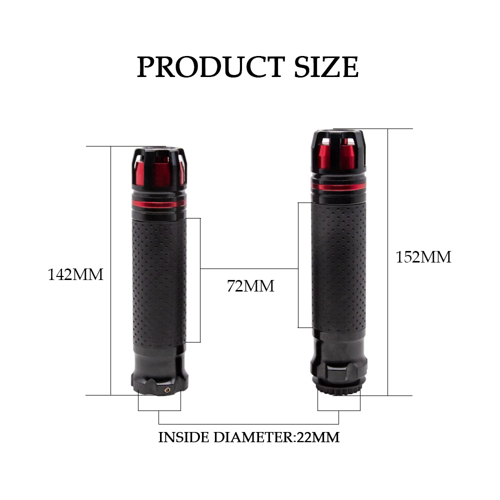 GLOWTEC Universal 7/8'' 22MM CNC Motorcycle handle grips racing handlebar grip for KTM Honda kawasaki Yamaha Suzuki Ducati Hyosu |
